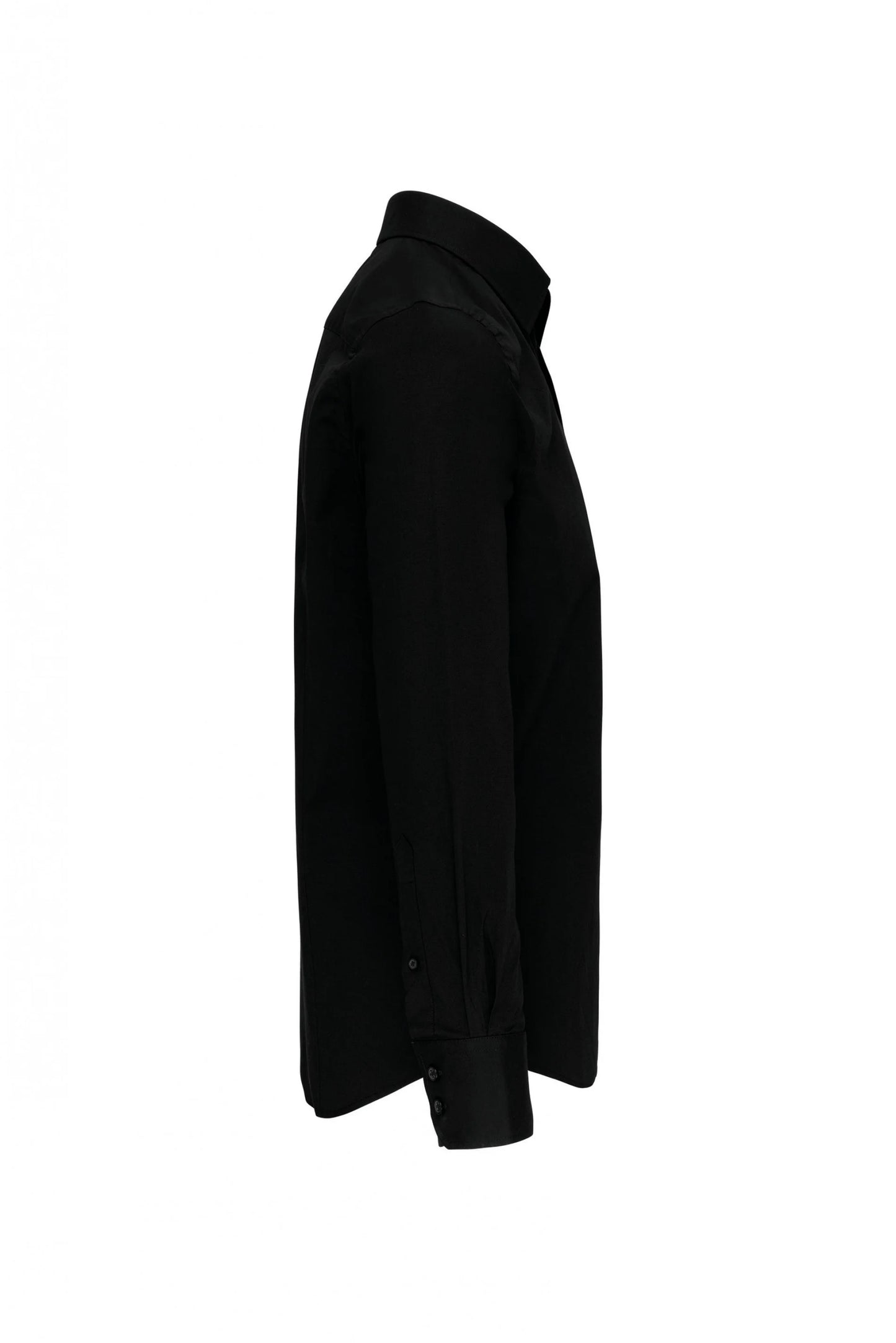 Black Cotton Men's Shirt